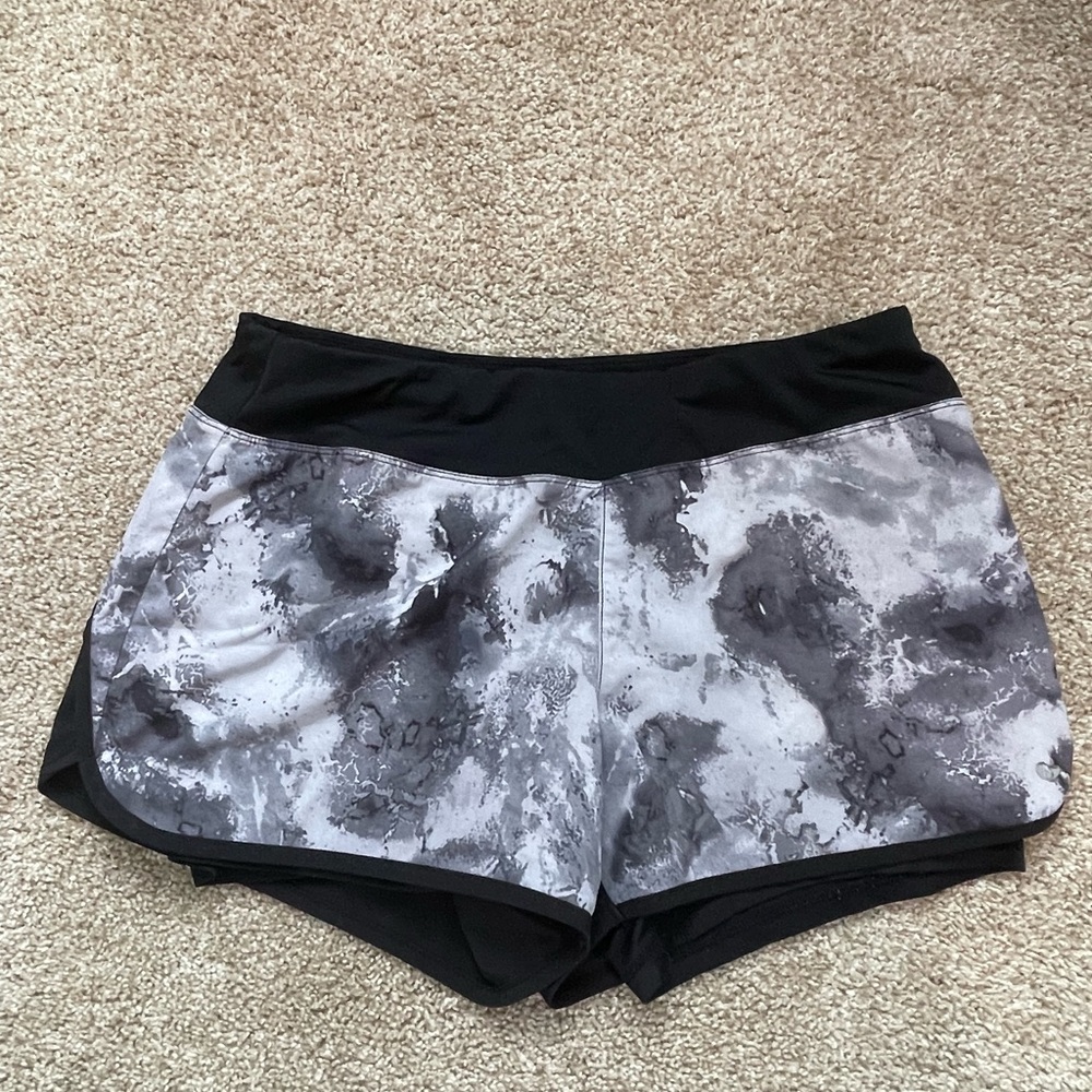 Layer8 Women’s Tie Dye Running Shorts with Liner